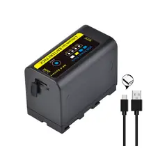 GENERICO - Bateria Np-f770 Para Luces Led Camaras De Video Sony 6400mah