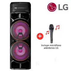 LG - Equipo Bluetooth XBOOM RNC9 Altavoz para Fiesta de karaoke