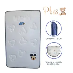 GENERICO - Colchón Plus para Bebé bordes Azul