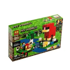 MINECRAFT - Bloques Construcción La Granja de Lana My World 305 Pcs