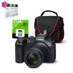 CANON - Cámara EOS R7 + Lente RF-S 18-150mm + Kit Básico de Accesorios
