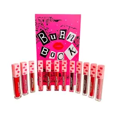 GENERICO - Set de 12 Labiales Glamour Rosa Book