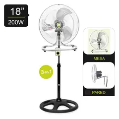 BOSSKO - Ventilador Pedestal De 18″ 200 W BK-8218VI