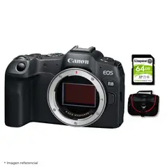 CANON - Cámara EOS R8 Cuerpo solo + Kit Básico de Accesorios