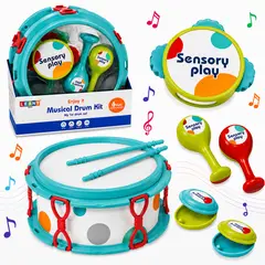 GENERICO - Mi Primer Set Instrumentos Musicales Para Bebés Verde