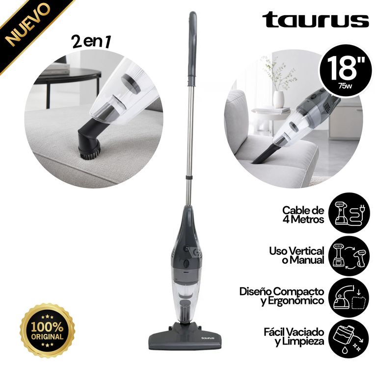 Aspiradora Vertical 2 en 1 TVC-1000G