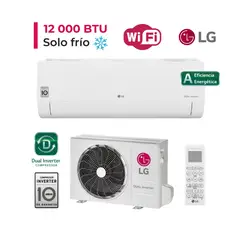 LG - DUALCOOL Aire Acondicionado Inverter 12000 BTU Función solo frío