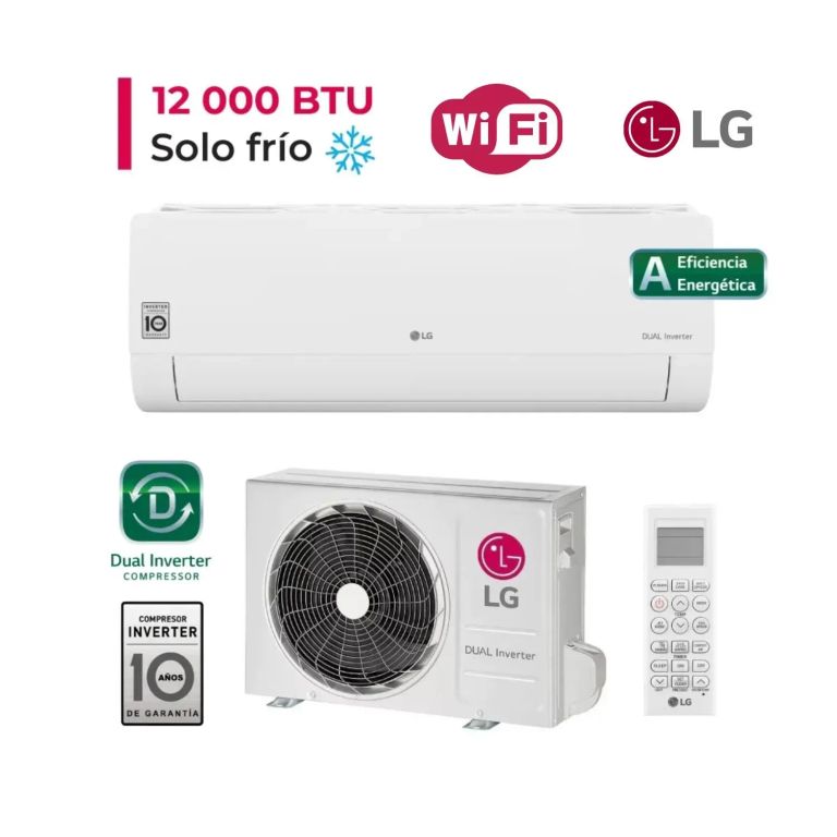 DUALCOOL Aire Acondicionado Inverter 12000 BTU Función solo 