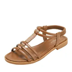 BLWOENS - Zapatos Sandalias de verano para Mujers - Marrón