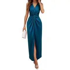 BLWOENS - Vestido casual de para mujeres - Azul