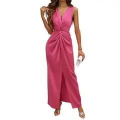 BLWOENS - Vestido casual de para mujeres - Rosa