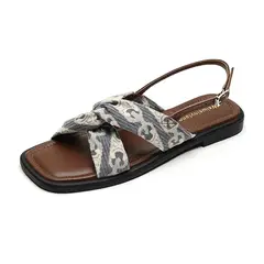 BLWOENS - Zapatos Sandalias de verano para Mujers - Azul