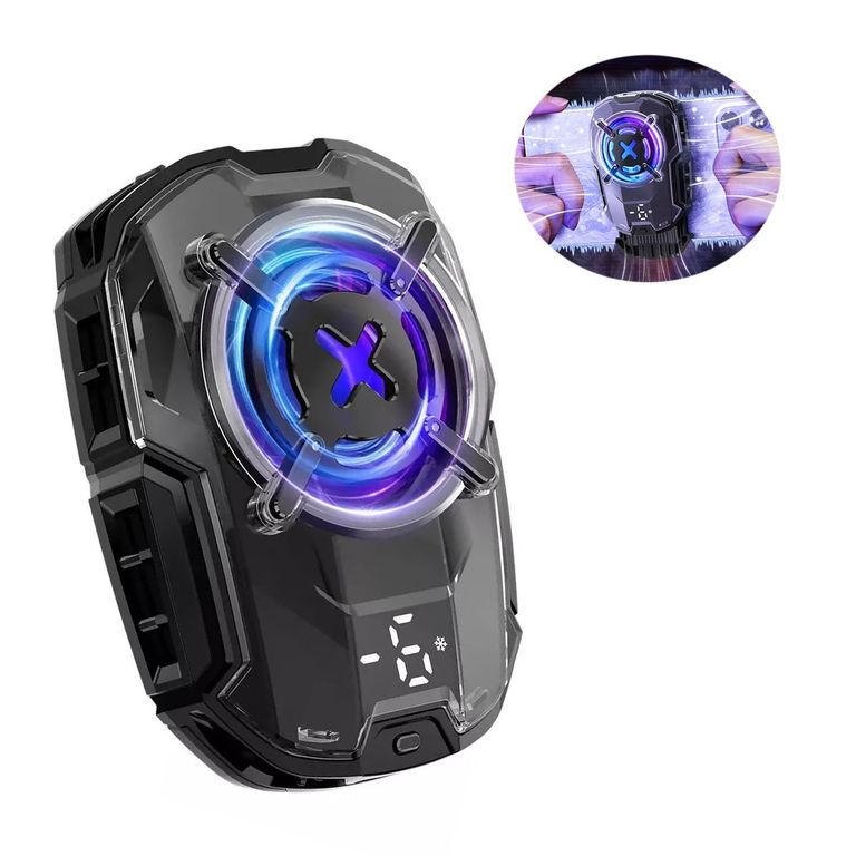 Cooler Para Celular Ventilador Con Pantalla Digital DL6