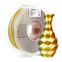 GENERICO - Filamento Tricolor PLA para impresora 3D color Dorado Plata Cobre