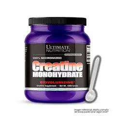 ULTIMATE NUTRITION - Creatina 1 kg - Creatina Monohidratada y Micronizada 200 Serv + scoop