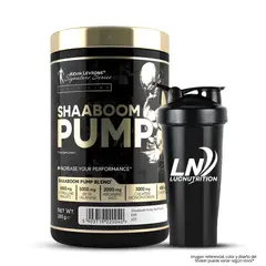KEVIN LEVRONE - Shaaboom pump 385 g - 44 servicios / Pre-Entreno + Shaker