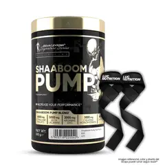 KEVIN LEVRONE - Shaaboom pump 385 g - 44 servicios / Pre-Entreno + Straps