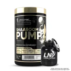 KEVIN LEVRONE - Shaaboom pump 385 g - 44 servicios / Pre-Entreno + Portaproteina