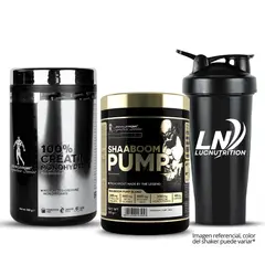 KEVIN LEVRONE - Creatina 500 g + Pre entreno Shaaboom pump + Shaker