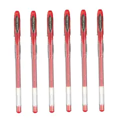 UNI BALL - UNI Signo UM-120 05mm Bolígrafo Tinta Gel Rojo Pack x6
