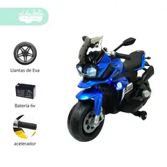 GENERICO - Moto a Bateria moox Azul