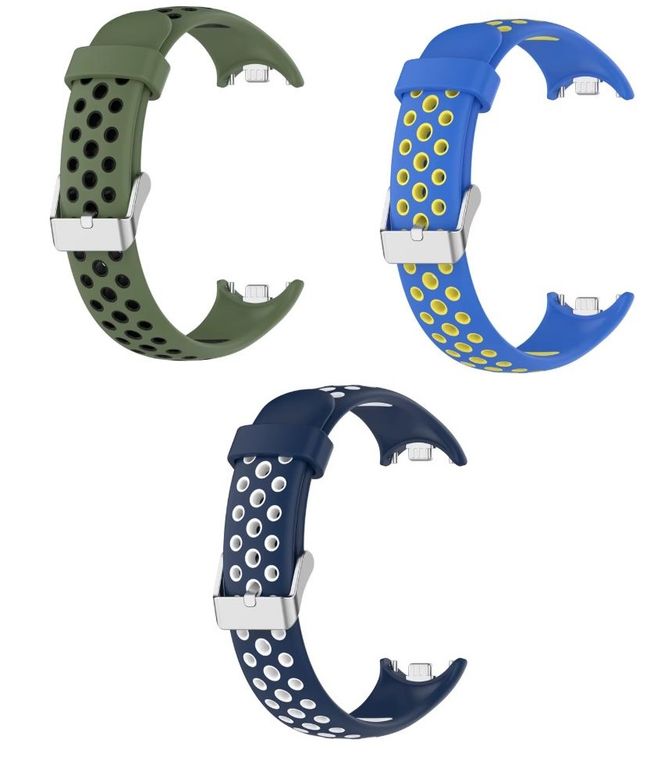 Correa Silicona con hebilla Xiaomi Mi Band 8, 9 X 3 UNIDADES