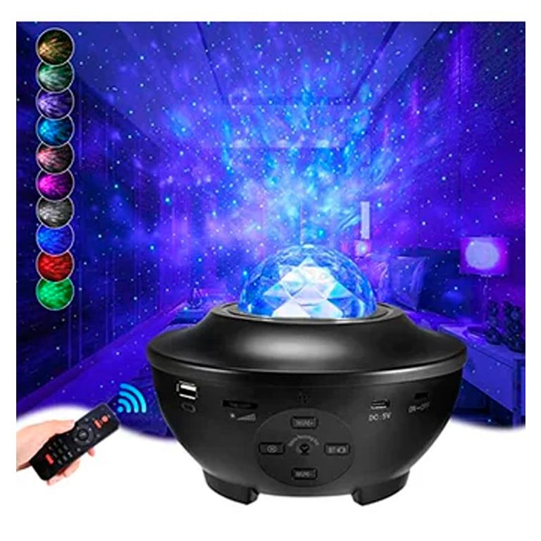 Proyector de Galaxia Lampara de Galaxia Parlante Bluetooth