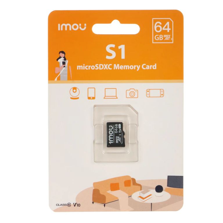 Memoria MICROSD ST2-64-S1 64GB exclusivo para Videovigilancia
