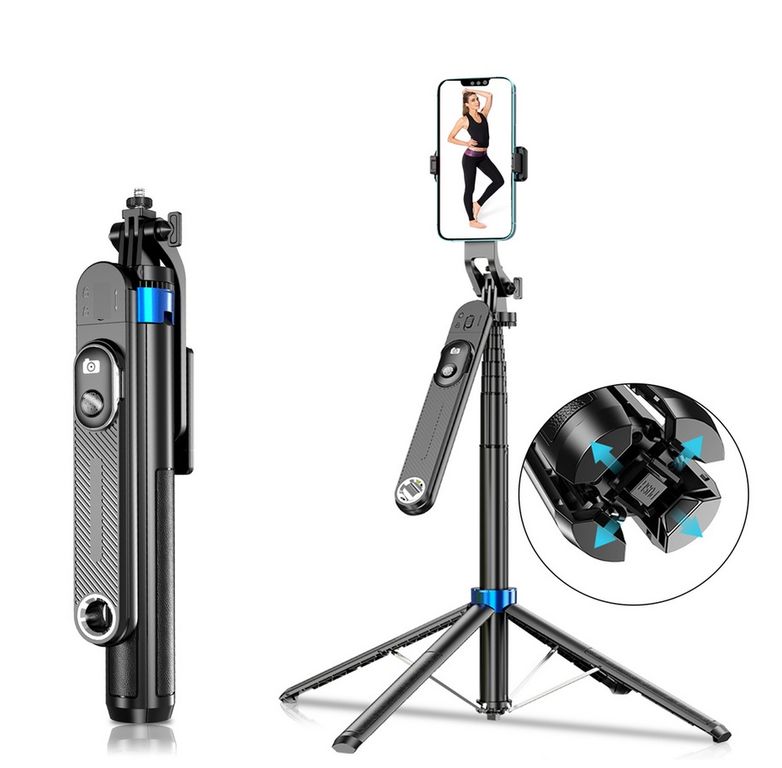 Palo Selfie Y Tripode - Bluetooth Para Celulares y gopro - largo 180cm