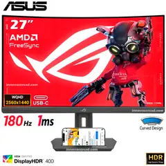 ASUS - Monitor Gaming ROG Strix XG27WCS 27 560x1440 Fast VA Curvo
