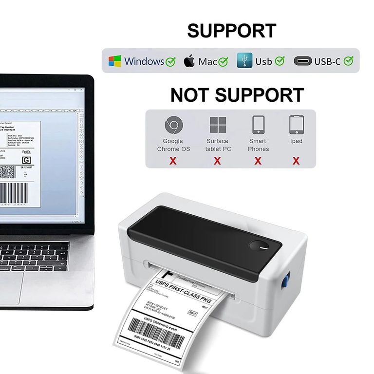 Impresora Térmica con conexion USB + Bluetooth