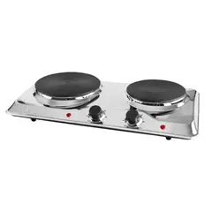 FINEZZA - Cocina Eléctrica 2 Hornillas FZ-204D4CH