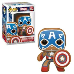 FUNKO - Pop Gingerbread Captain America Holiday