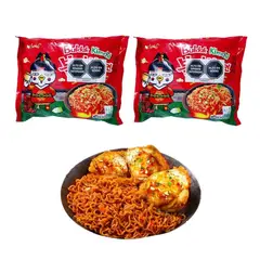 GENERICO - Pack 2u Fideos Ramen Buldak Sabor Pollo Picante Kimchi 135gr