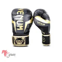 VENUM - Guantes De Box 6 onz (Negro Con Dorado)