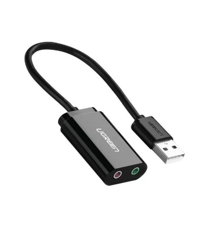 Mini Tarjeta Audio USB 2.0 Portable 35mm Original PC