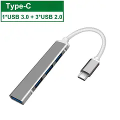 OEM - Adaptador Hub TIPO C A USB 4 Puertos 3.0