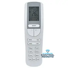 GENERICO - Control Remoto YAA1FB Para Aire Acondicionado GREE