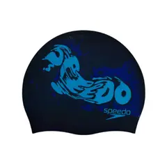 SPEEDO - Gorro Natacion Slogan Printed Junior BlueBlue