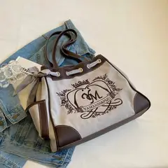 GENERICO - Bolso de tela canvas estilo vintage