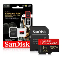 SANDISK - Tarjeta memoria micro sd extreme pro 1 tb 200 mb/s