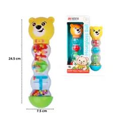 GENERICO - Sonajero Palo de Lluvia para Bebés Diseño Osito