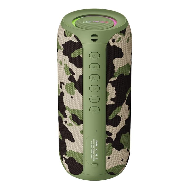 Parlante S32 Max Resistente al Agua 20W Camuflaje