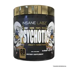 INSANE LABZ - Pre entreno Psychotic Gold 60 servicios