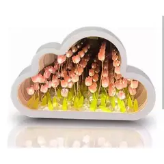 GENERICO - Lampara de tulipanes infinito nube regalo san valentin para armar