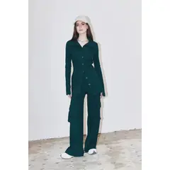 DUA BLEND - PANTALON CARGO CASUAL DE ALGODON