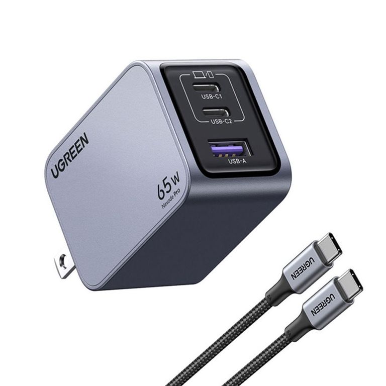 Cargador 65W Nexode Pro Set 3 Puertos X755 - Grey