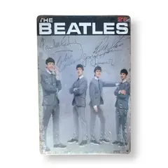 GENERICO - Placa decorativa mediana The Beatles - Firmas