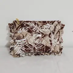 GENERICO - Estuche Cartuchera Popelina estampada 24 x 17 cm Marrón