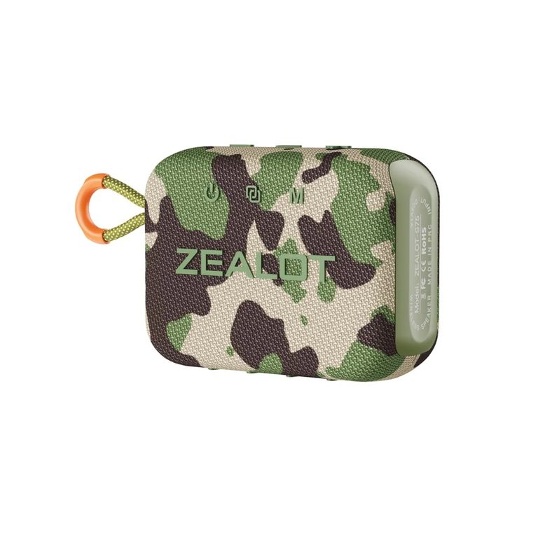 Parlante Inalámbrico S75 Resistente al Agua 5W Camuflaje